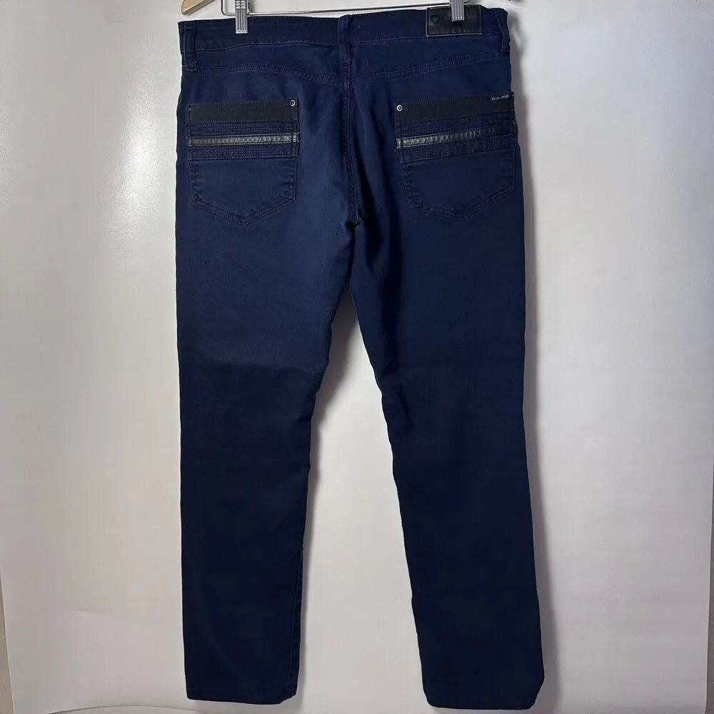 G Fried Denim Jeans Mens Size 36x30.5 Blue Slim Fit Stretch Pants